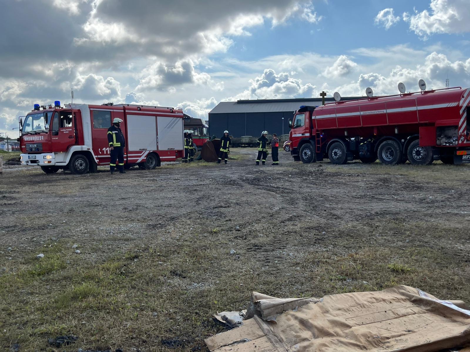 Einsatz nach Blitzeinschlag